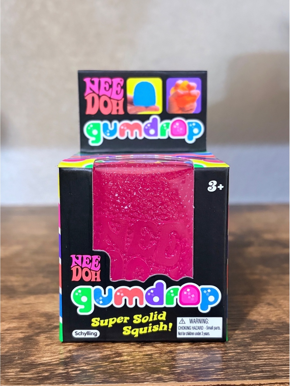 NeeDoh Gumdrop in Pink Authentic by Schylling